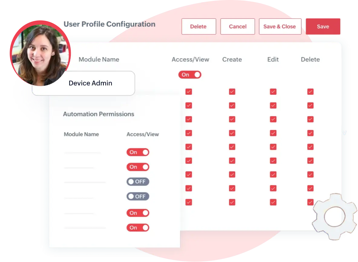 screenshot of Zoho IoT